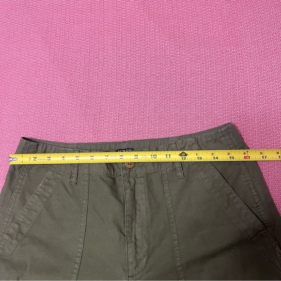 J.CREW Relaxed Fit Tapered Green Cargo Pant Size 27 100% cotton - Picture 10 of 10